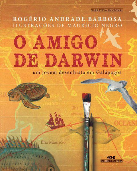 Capa do livro: O Amigo de Darwin – Um Jovem Desenhista em Galápagos