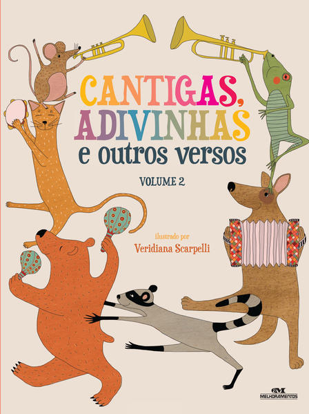Capa do livro: Cantigas, Adivinhas e Outros Versos – Volume 2